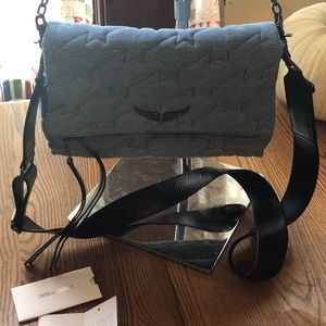 Zadig & Voltaire Rocky Jeans Quilted Crossbody Bag